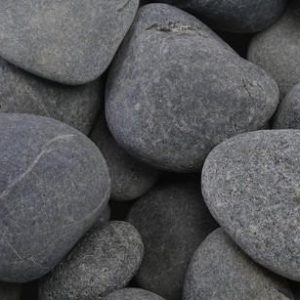 Ornate Beach Pebbles - Black 2"-3", 18KG
