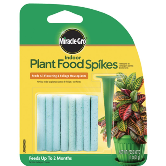 Miracle-Gro® Indoor Plant Food Spikes 6-12-6 31g Pack, 24 Spikes