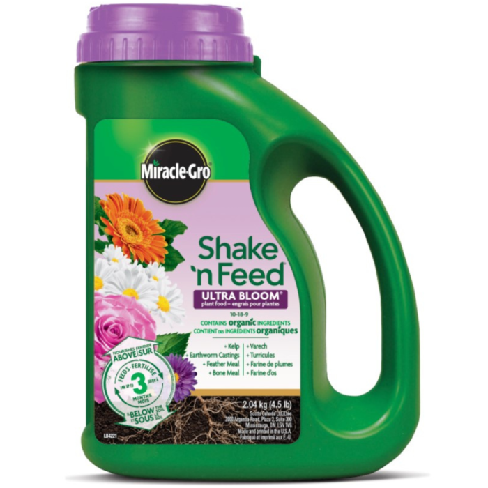 Miracle-Gro® Shake ’n Feed® Ultra Bloom® Plant Food 10-18-9 2.04 kg