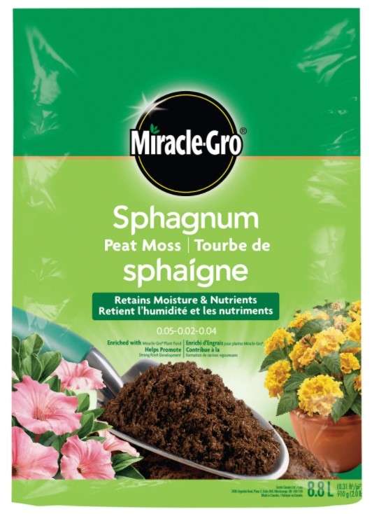 Miracle-Gro Sphagnum Peat Moss 8 qt.