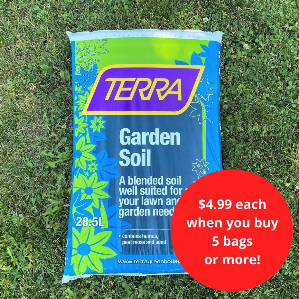 TERRA Garden Soil (28.5L bag) SAVE with 5 or more bags! TERRA Greenhouses