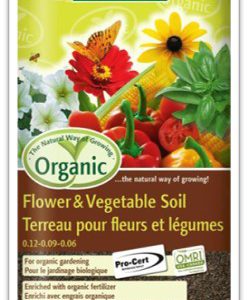 organic flower and vegetable soil 25 litres