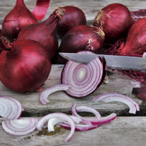 red onion bulbs