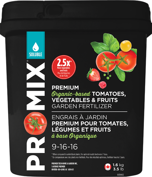 PRO-MIX Organic-based Tomatoes, Vegetables & Fruit 9-16-16