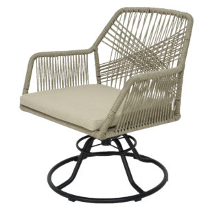 Seville Swivel Chair Beige