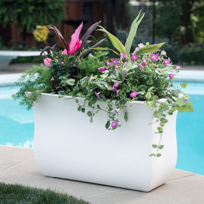 Mayne Valencia Long Planter &#8211; available in four colours &#8211; Online Exclusive