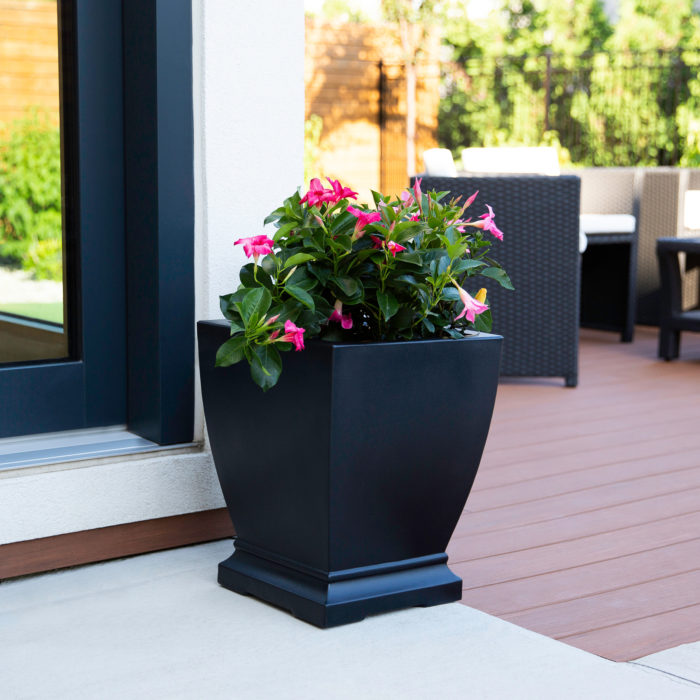 Mayne Acadia 18&#8243; Tall Square Planter &#8211; available in three colours &#8211; Online Exclusive