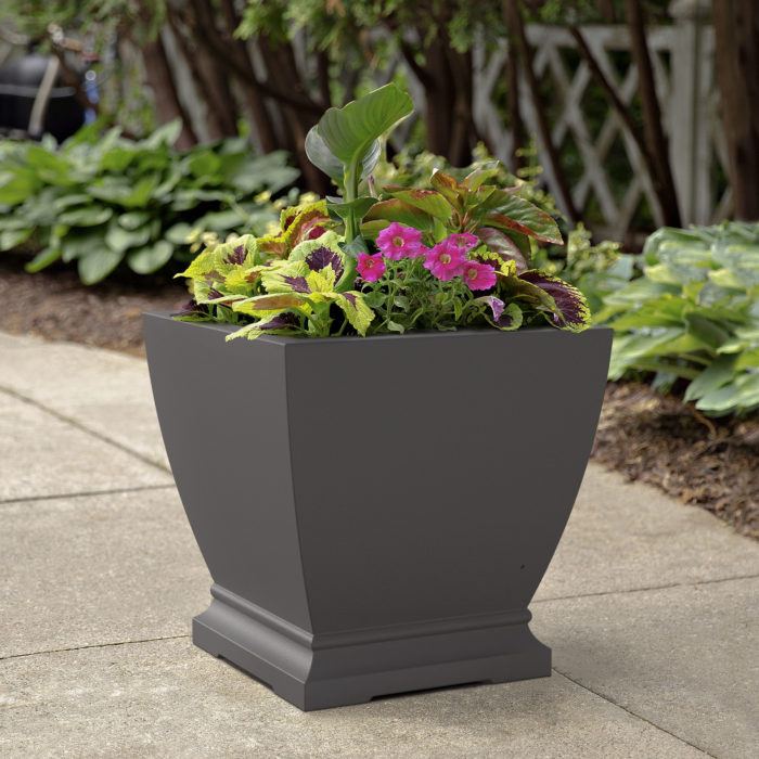 Mayne Acadia 20&#215;20 Square Planter &#8211; available in three colours &#8211; Online Exclusive
