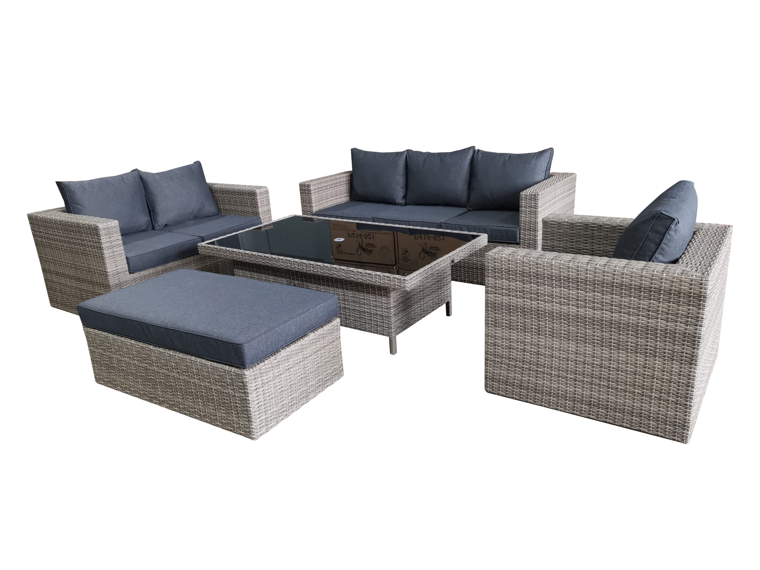 Evora 5pc Conversation Set with Coffee Table - TERRA Greenhouses