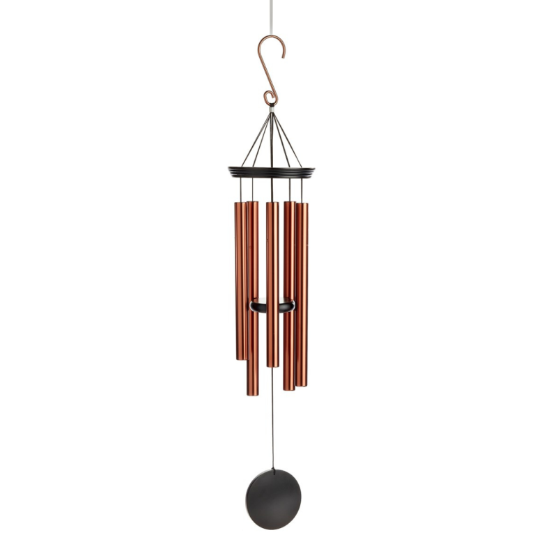 Metal Hand Tuned Windchime Copper 41" TERRA Greenhouses