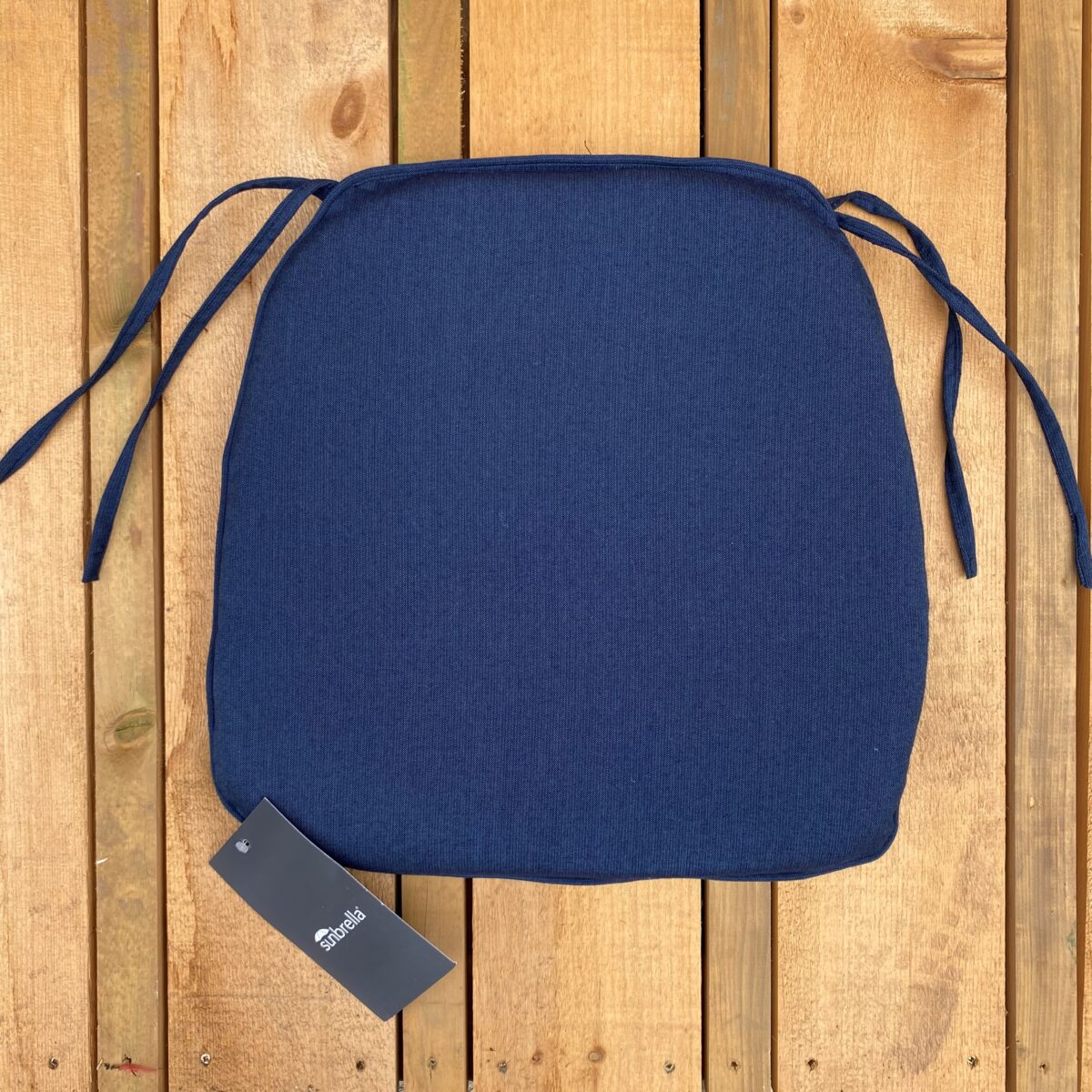 Sunbrella Outdoor Piped Seat Pad Spectrum Indigo TERRA Greenhouses