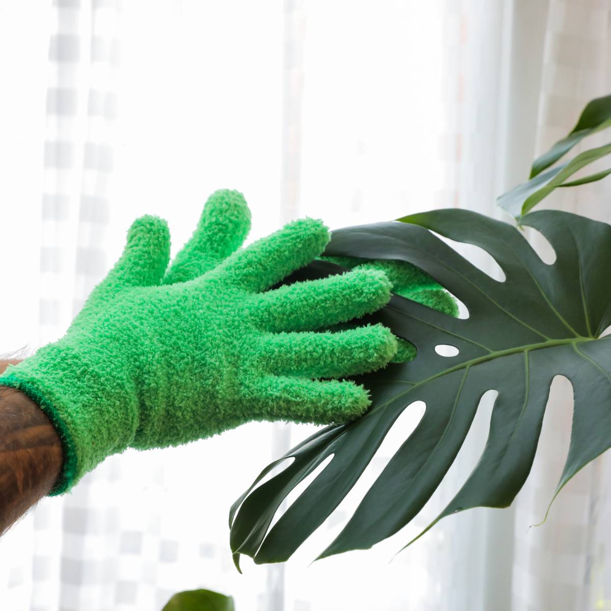 Micro Fiber Gloves Green TERRA Greenhouses