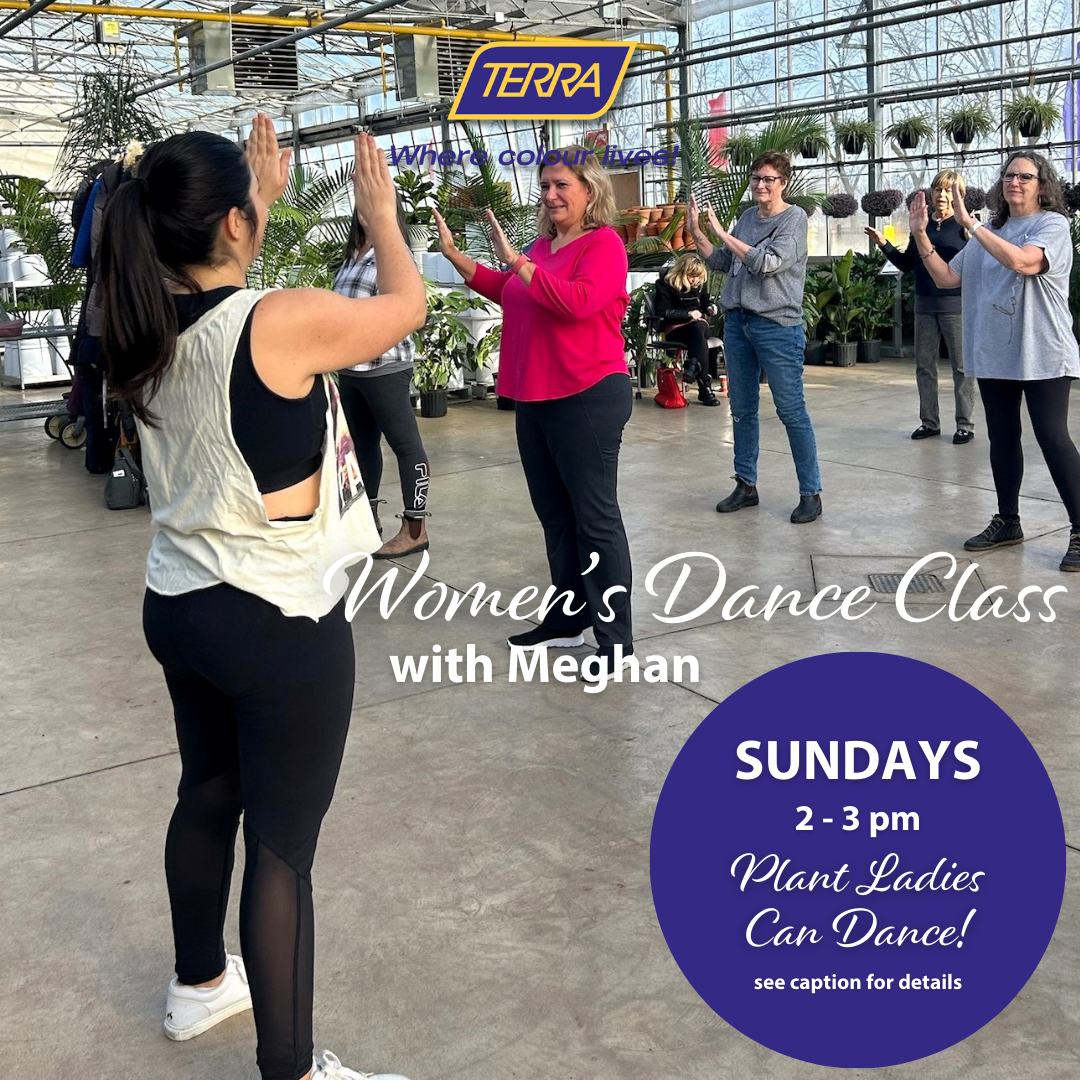 Women's Dance Class with Meghan: Plant Ladies Can Dance! Sundays 2pm-3pm