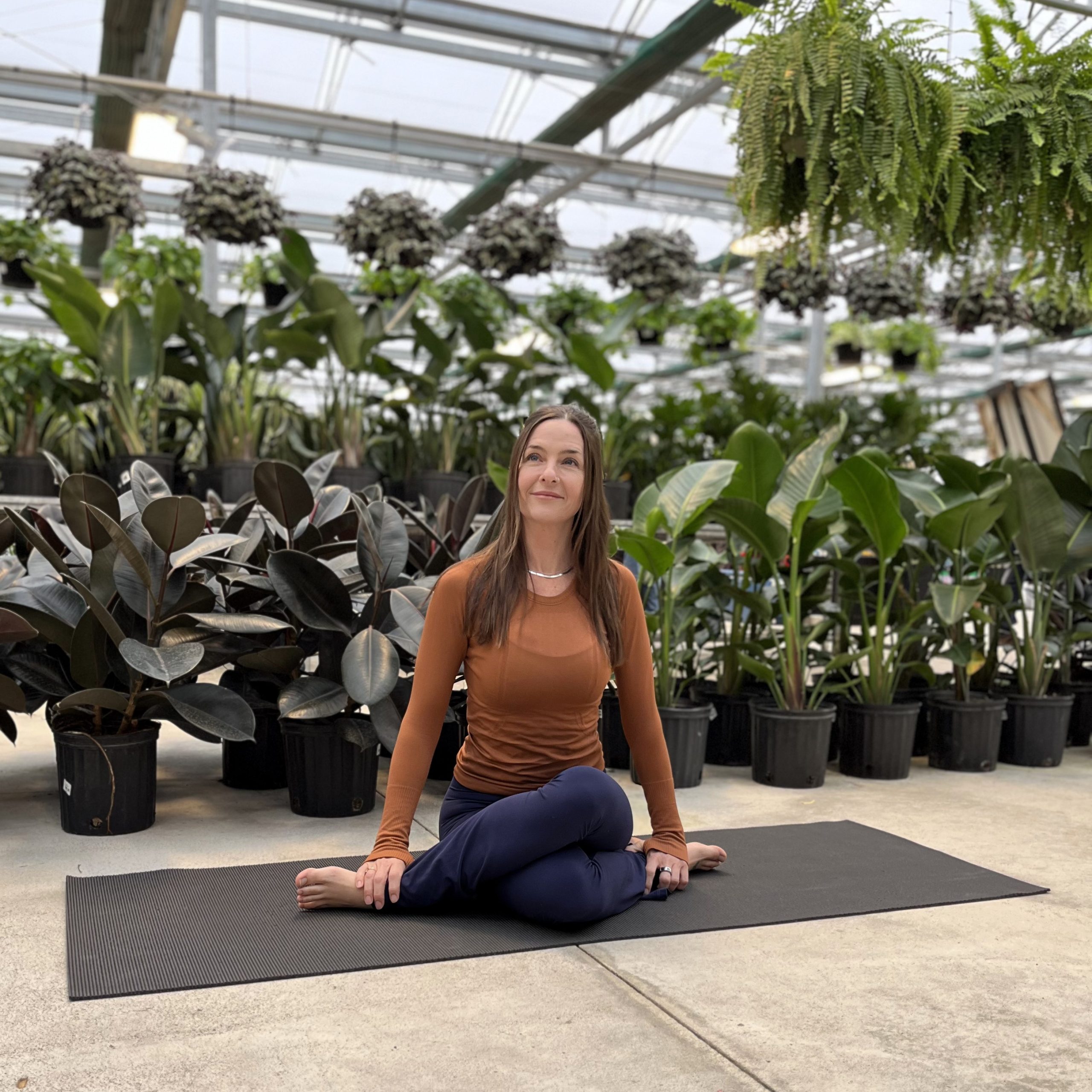 Gentle Yoga with Rianna - Sundays 11am-12pm - TERRA Greenhouses