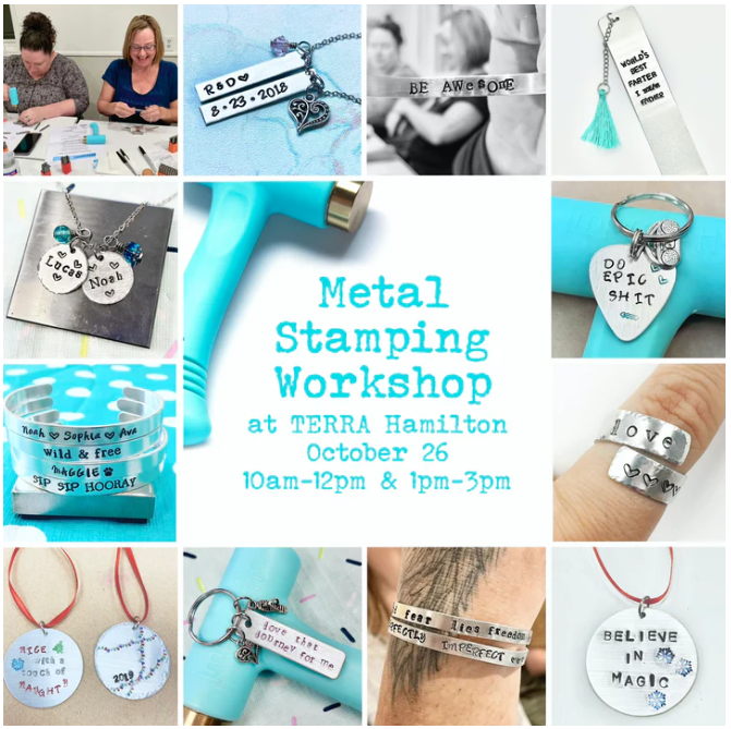 Metal Stamping Workshop with Wicked Lovely Creations