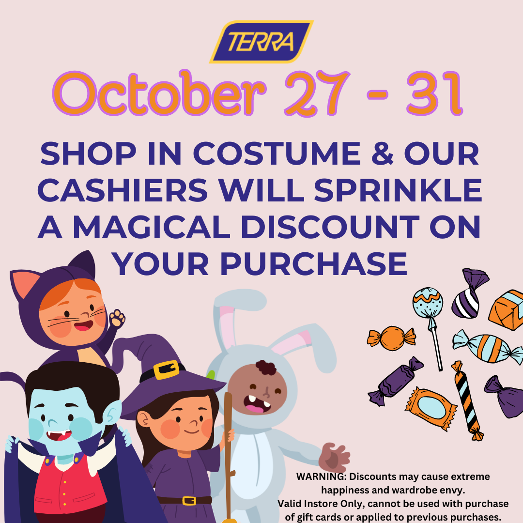 Costume Fun @ TERRA Oct 27 - 31, 2024