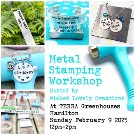 Metal Stamping Workshop with Wicked Lovely Creations