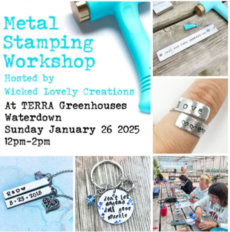 Metal Stamping Workshop with Wicked Lovely Creations