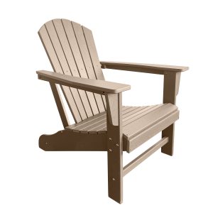 Polywood Adirondack Chair - Weathered Brown