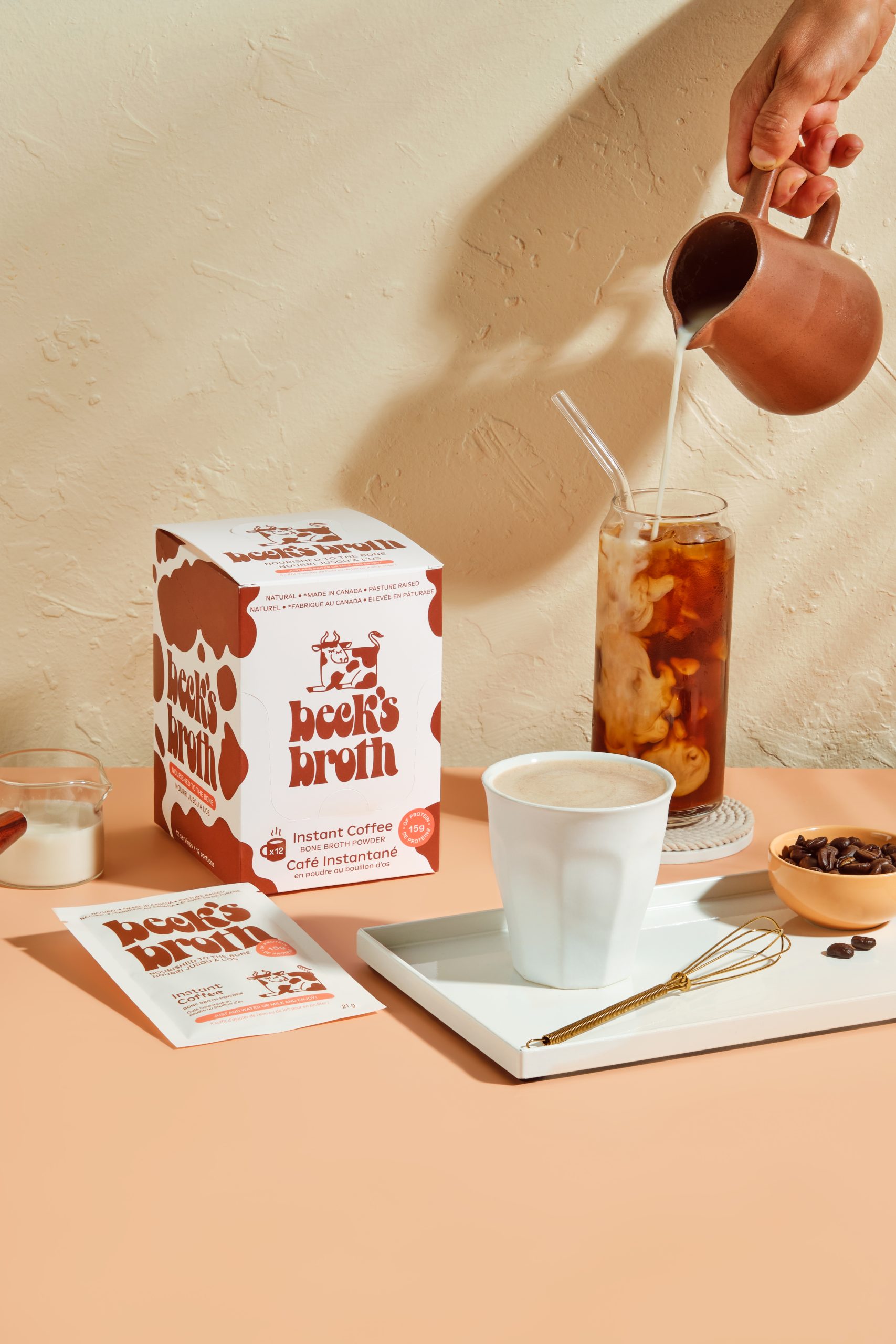 becks broth protein coffee