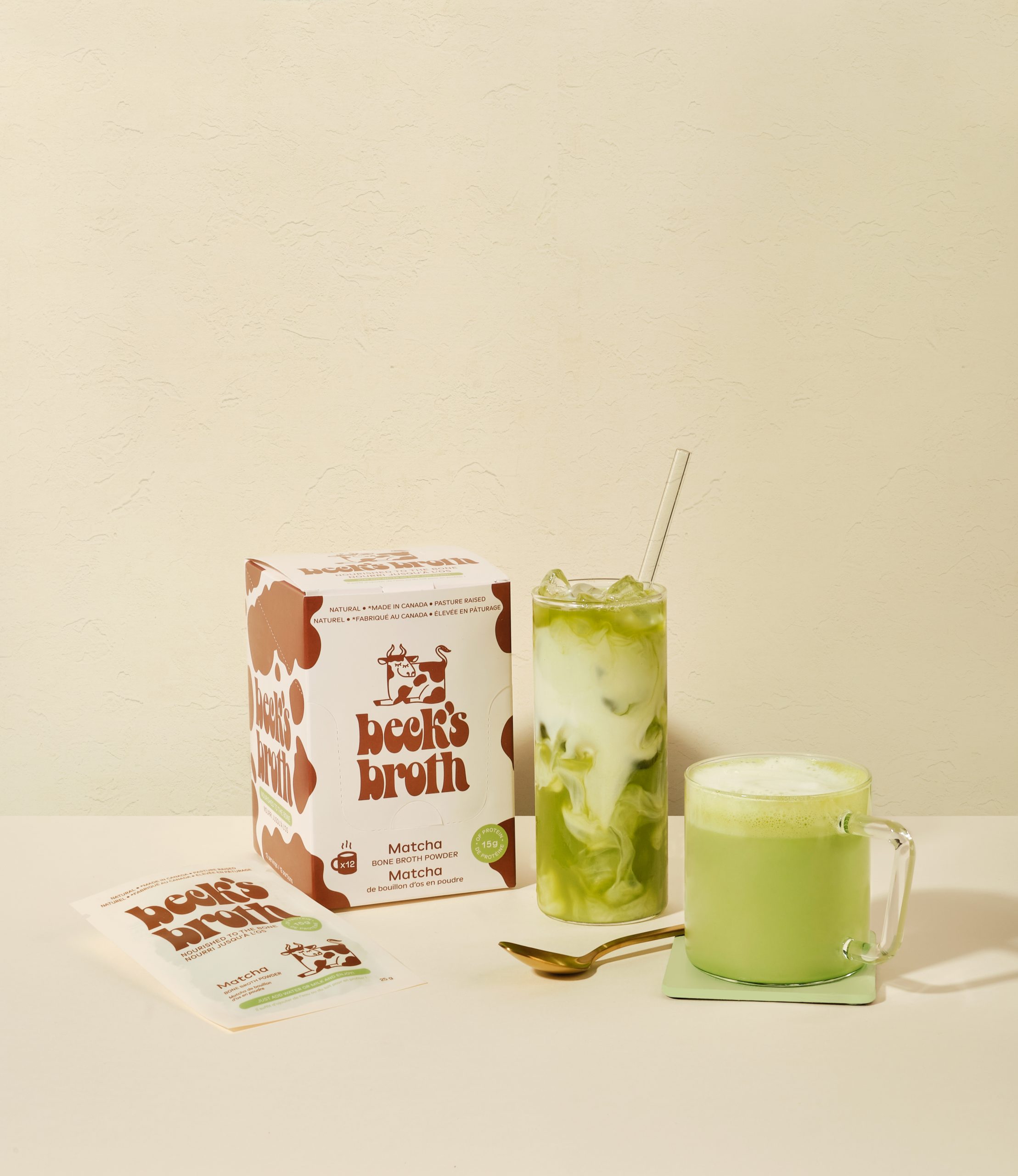 Becks broth protein matcha