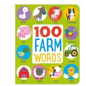 100 Farm Words Board Book
