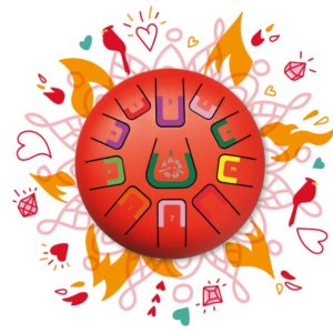 Tambu 11 Tones Tongue Drum - Choose between 8" or 10" Sizing (colour may vary)