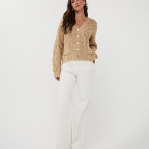 EsQualo Cardigan  Oversize Lurex