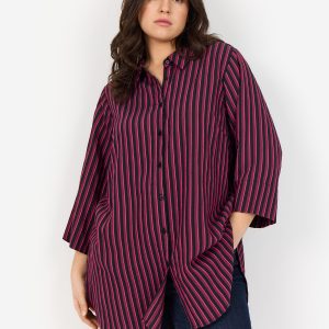 Wasabi Nichole 2 Dark Red Combo Top