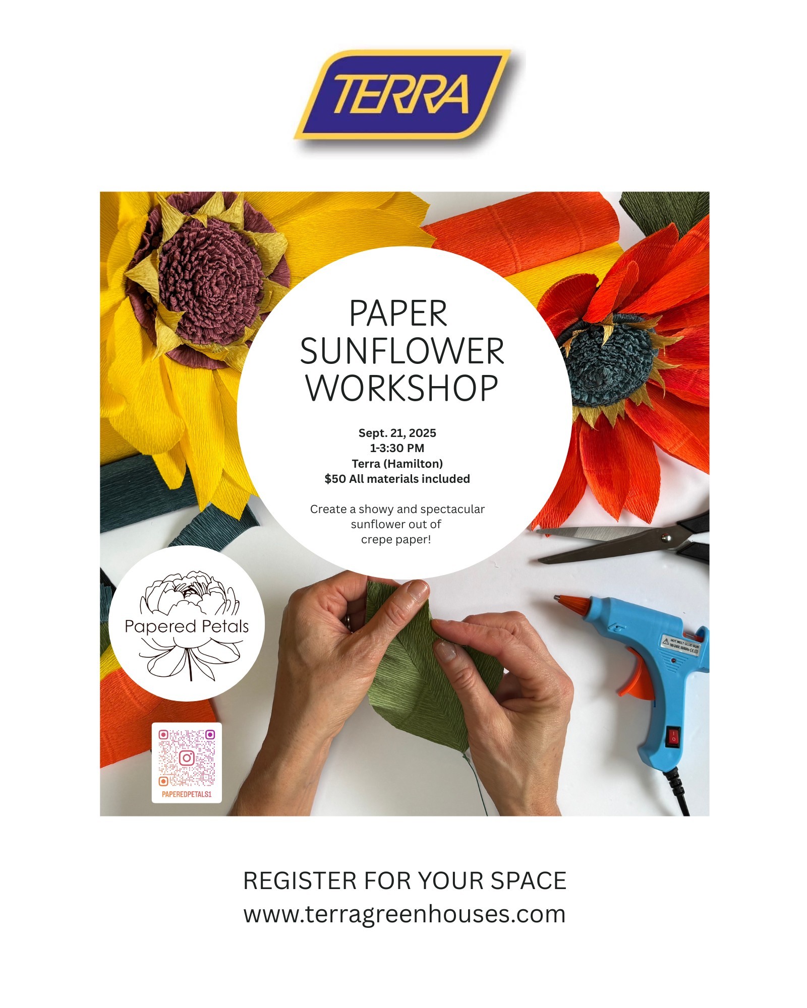 Paper Sunflower Workshop