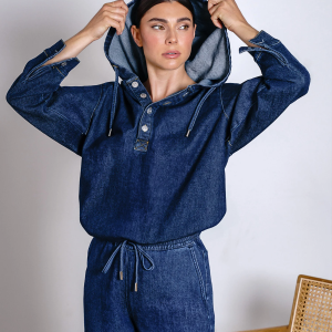 Yoga Jeans Henley Top (Flora)