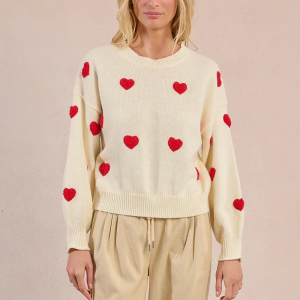 Molly Bracken Heart Sweater (available in two colours)
