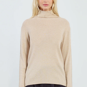 Molly Bracken Diamond Line Turtleneck Sweater (available in two colours)