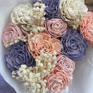 Sola Blooms Apricot Delight - Large Euro Bouquet