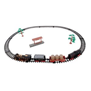 Holiday Decor - Classical Train Set W/Movement, Lights & Sound 17Pcs - 30.5"X40.5"