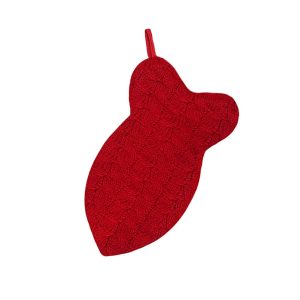 Holiday Decor - Stocking 14" Red with Fish Design