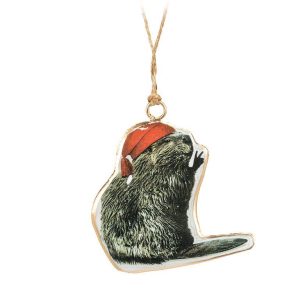 Holiday Ornament - Voyageur Beaver 2.5H