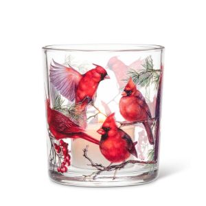 Holiday Decor - Allover Cardinals Votive