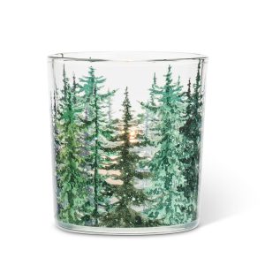 Holiday Decor - Pine Trees Votive