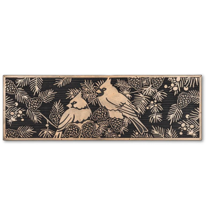 Holiday Doormat - Cardinal Balcony 9.5 x 30"L