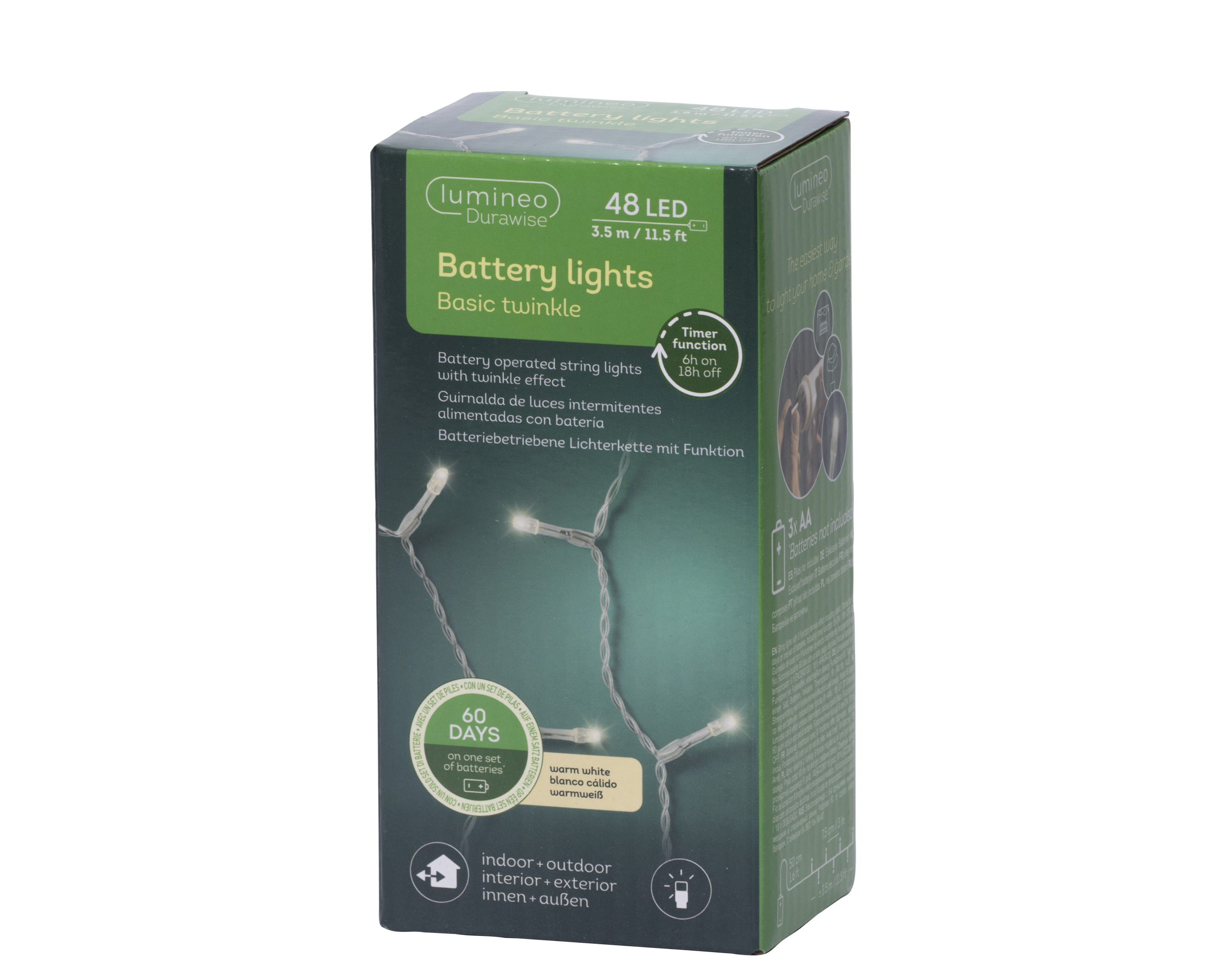 LED Durawise Basic Lights Transparent 11.5 ft