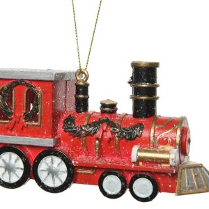 Holiday Ornament -  Traditional Train Acrylic
