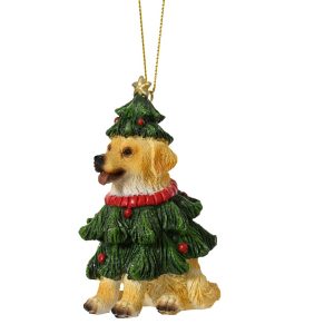 Holiday Ornament - Dog Polyresin
