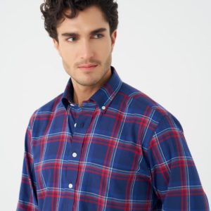 Leo Chavalier Button Down Non Iron Shirt (Blue)
