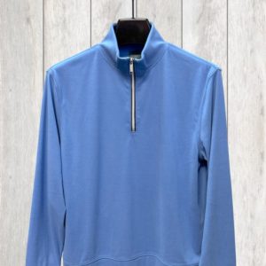 Leo Chavalier Long Sleeve 1/4 Mock Neck Sweater (Violet)