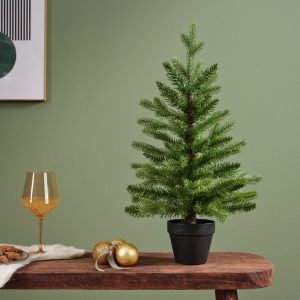 Holiday Decor -  Allison Mini Tree Green 45Hcm