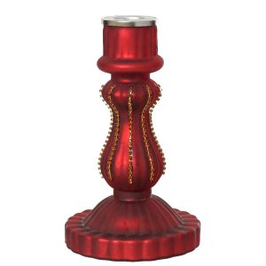 Holiday Decor - Candleholder Glass 15Hcm