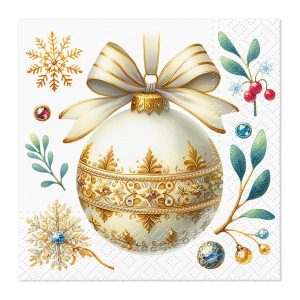 Holiday Decor - Luncheon Napkin Classic Decoration