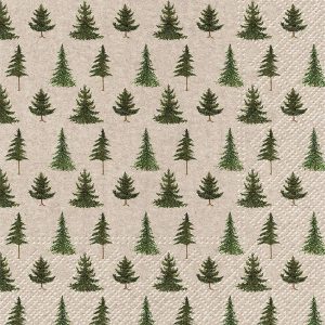 Holiday Decor - Luncheon We Care Forest Napkins