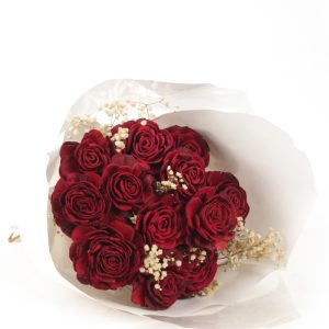 Dozen Roses Red - Euro Large Bouquet